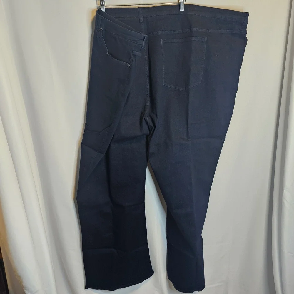 Universal Standard Flare Sava High Rise Dark Indigo Denim Jeans Womens Size 40 - Picture 7 of 7